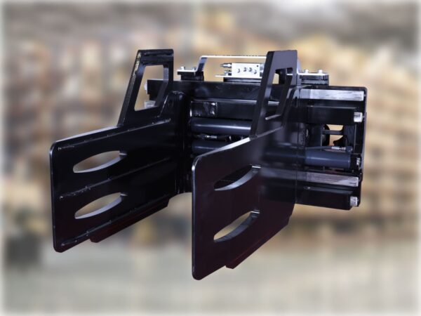 a black longhe enhanced bale clamp on a blurred background